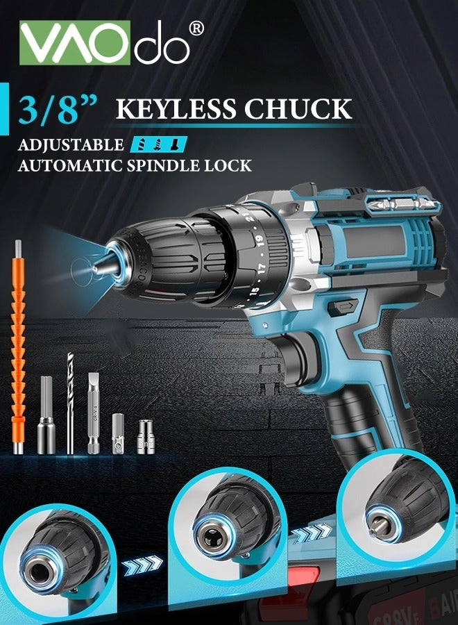 Cordless Drill - 24V 2 piece(s) 25+1 Torque Settings