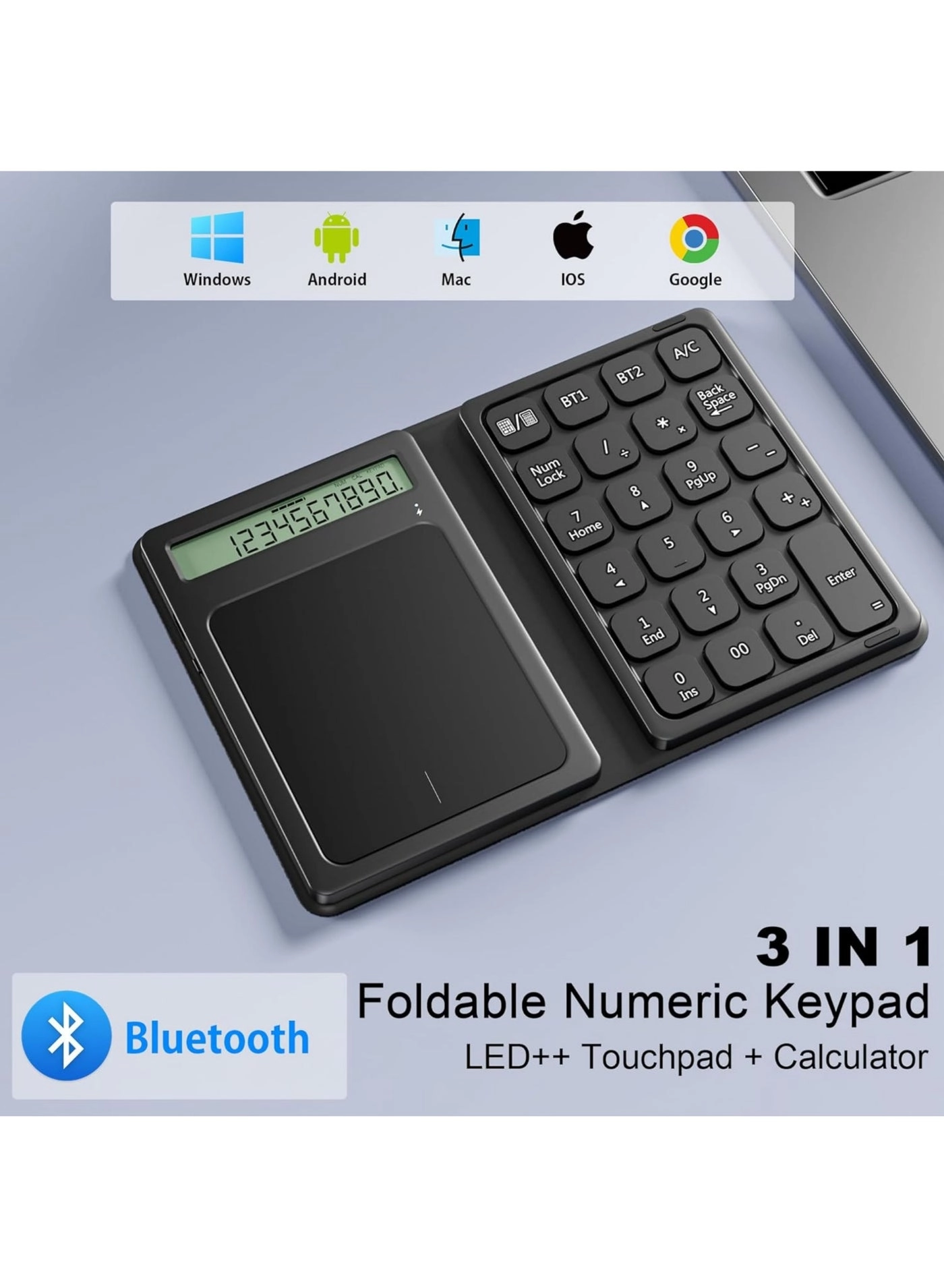 Rock Keyboard - Bluetooth Foldable 23-key
