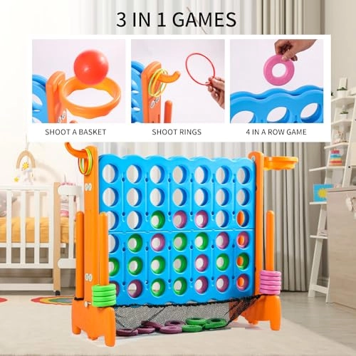 Giant 4 Row Game - Kid