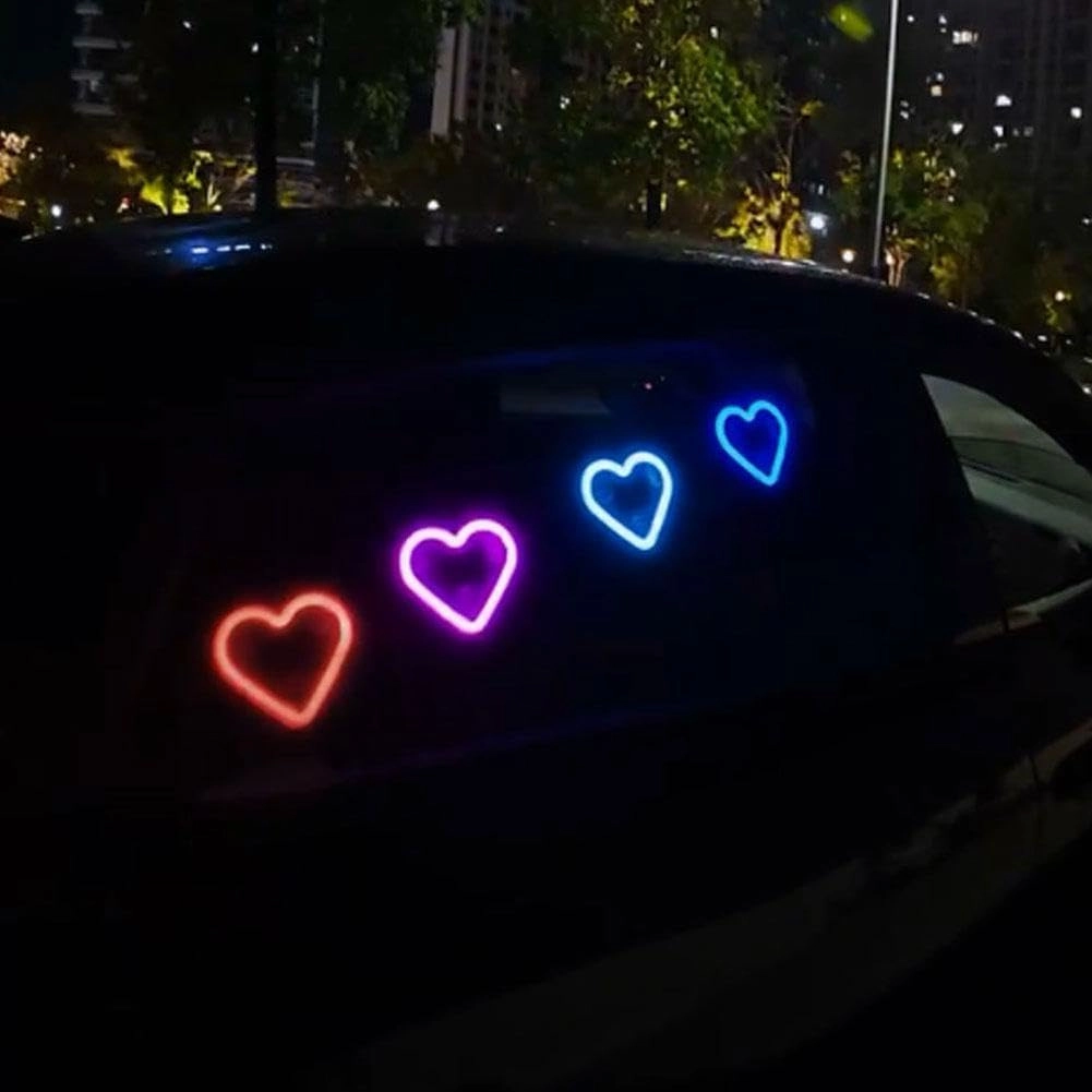 Solar Heart LED Atmosphere Light - Solar Blue