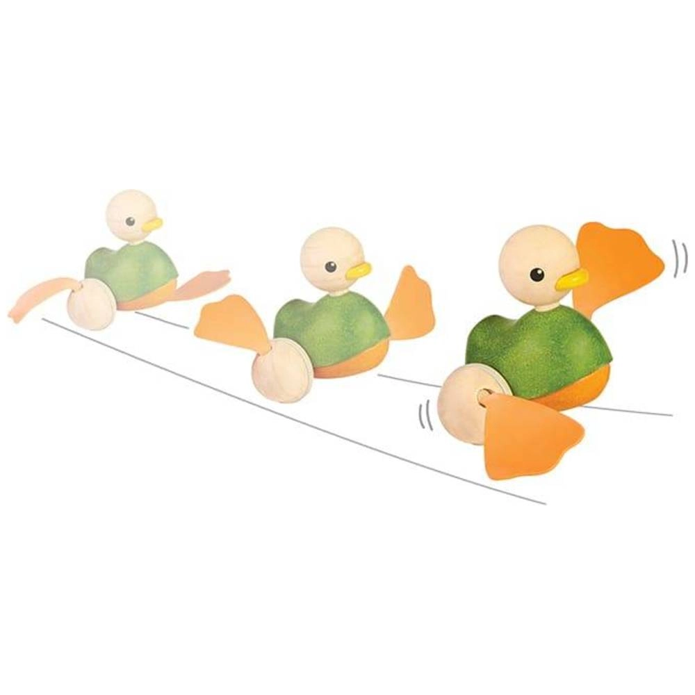 Push Along Duck - 3 + Multi Colour