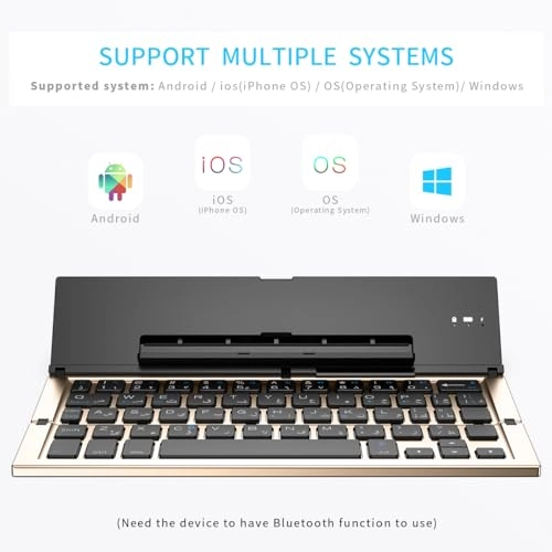 Bluetooth Keyboard Foldable - US Wireless