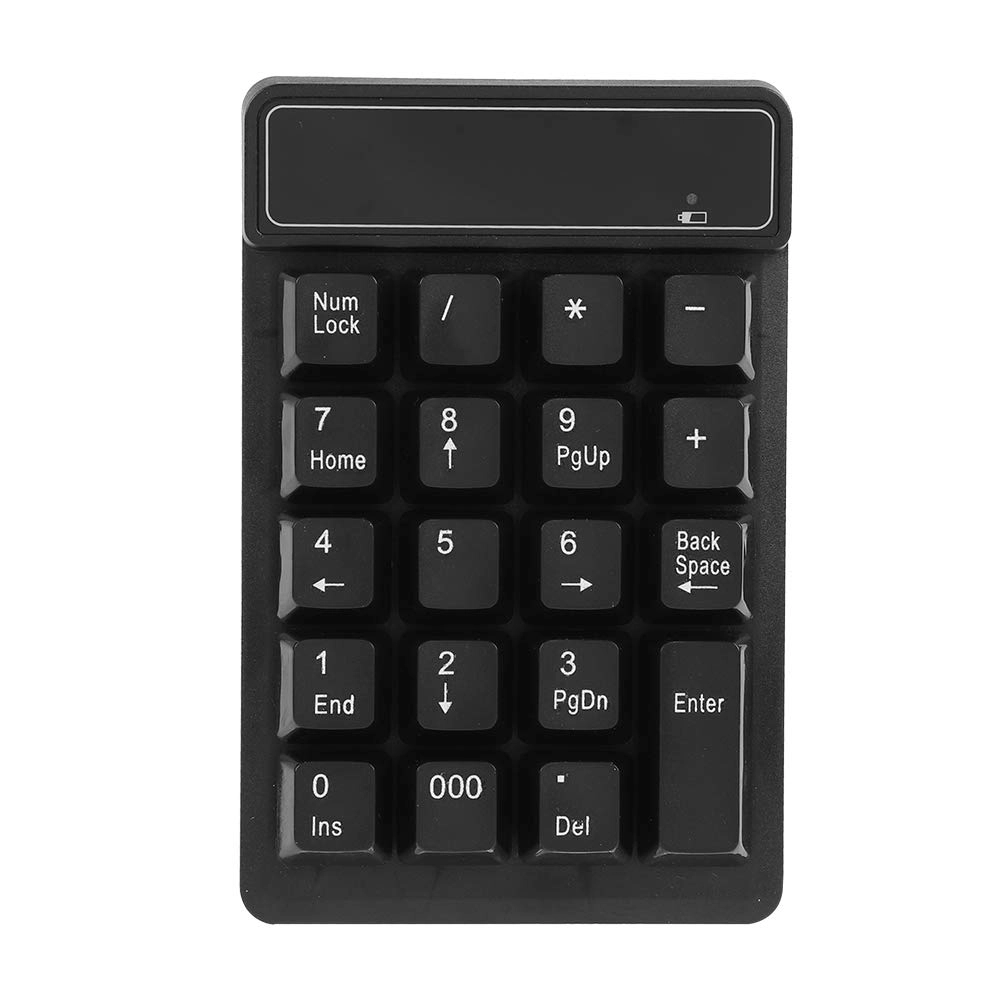 ASHATA Wireless Numeric Keypad - 2.4GHz 19-key