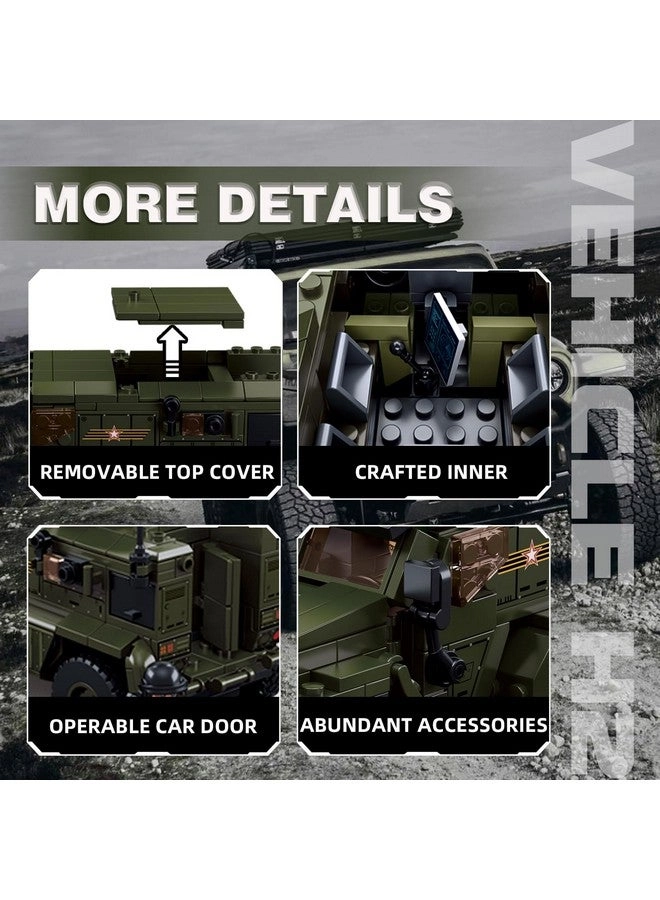 Military Vehicle Set - Military 4 pcs