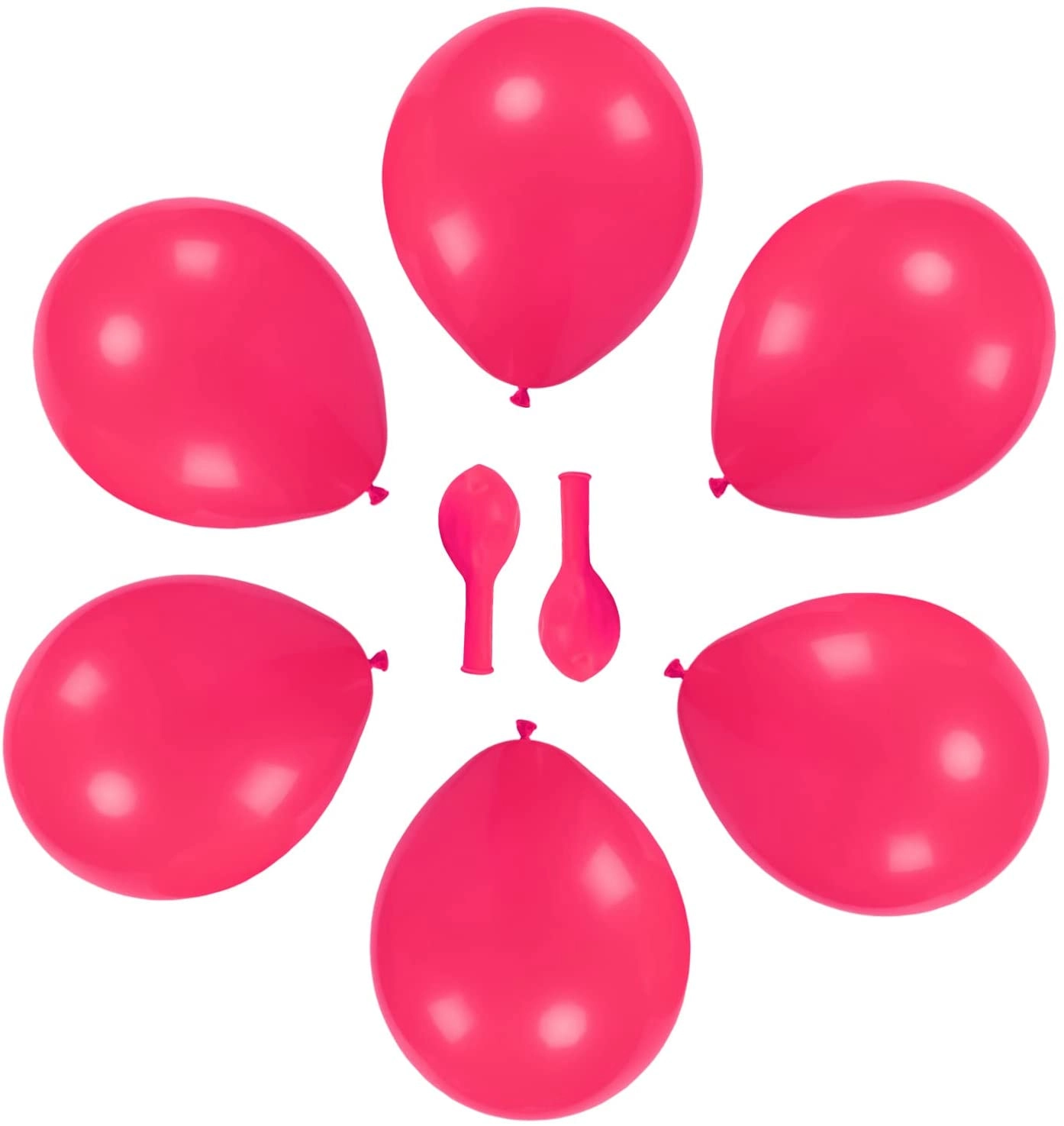 Matte Latex Balloons - 100pcs Birthday Wedding Baby Shower