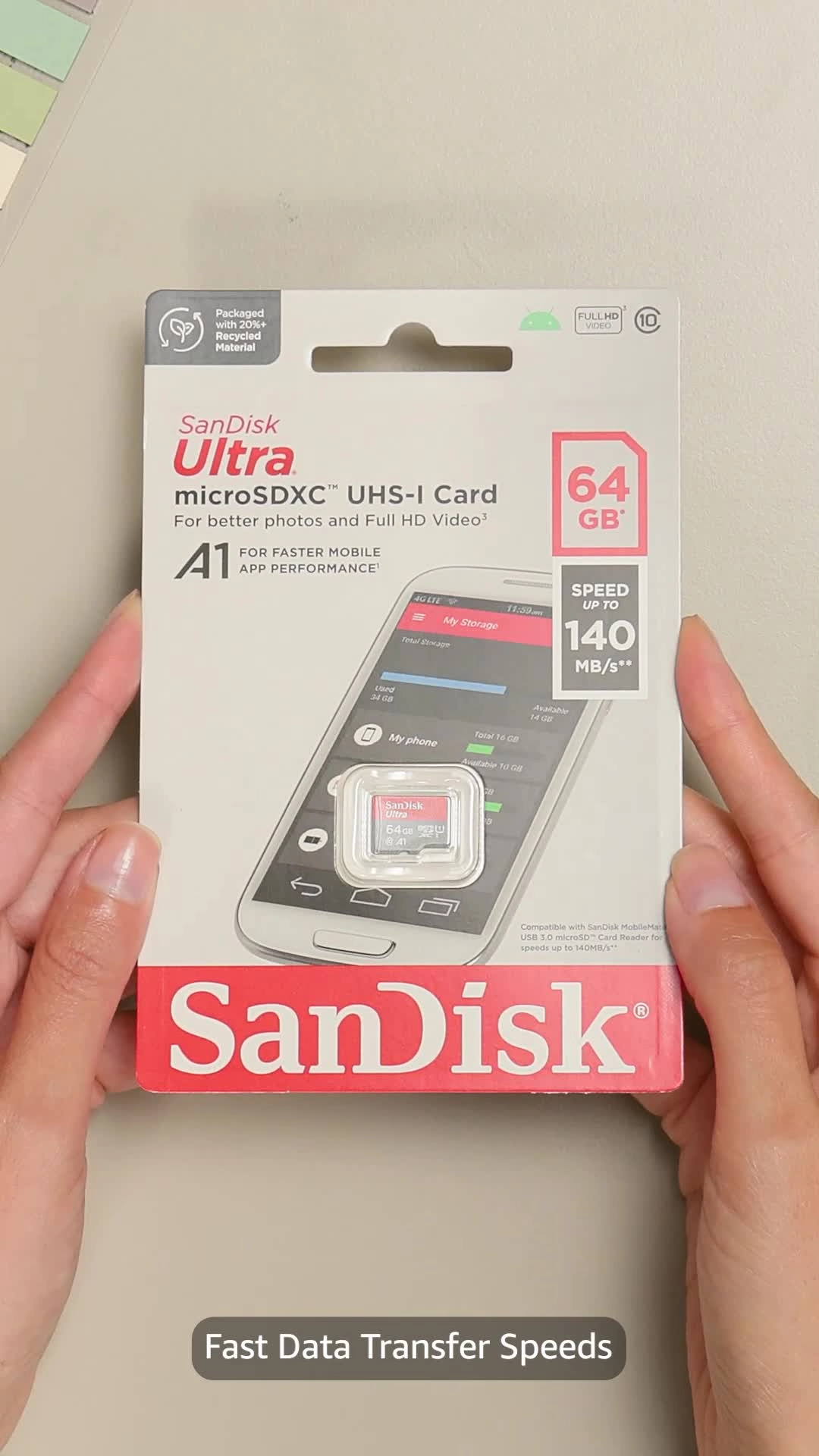 Ultra microSD card - 64 GB + SD-Adapter