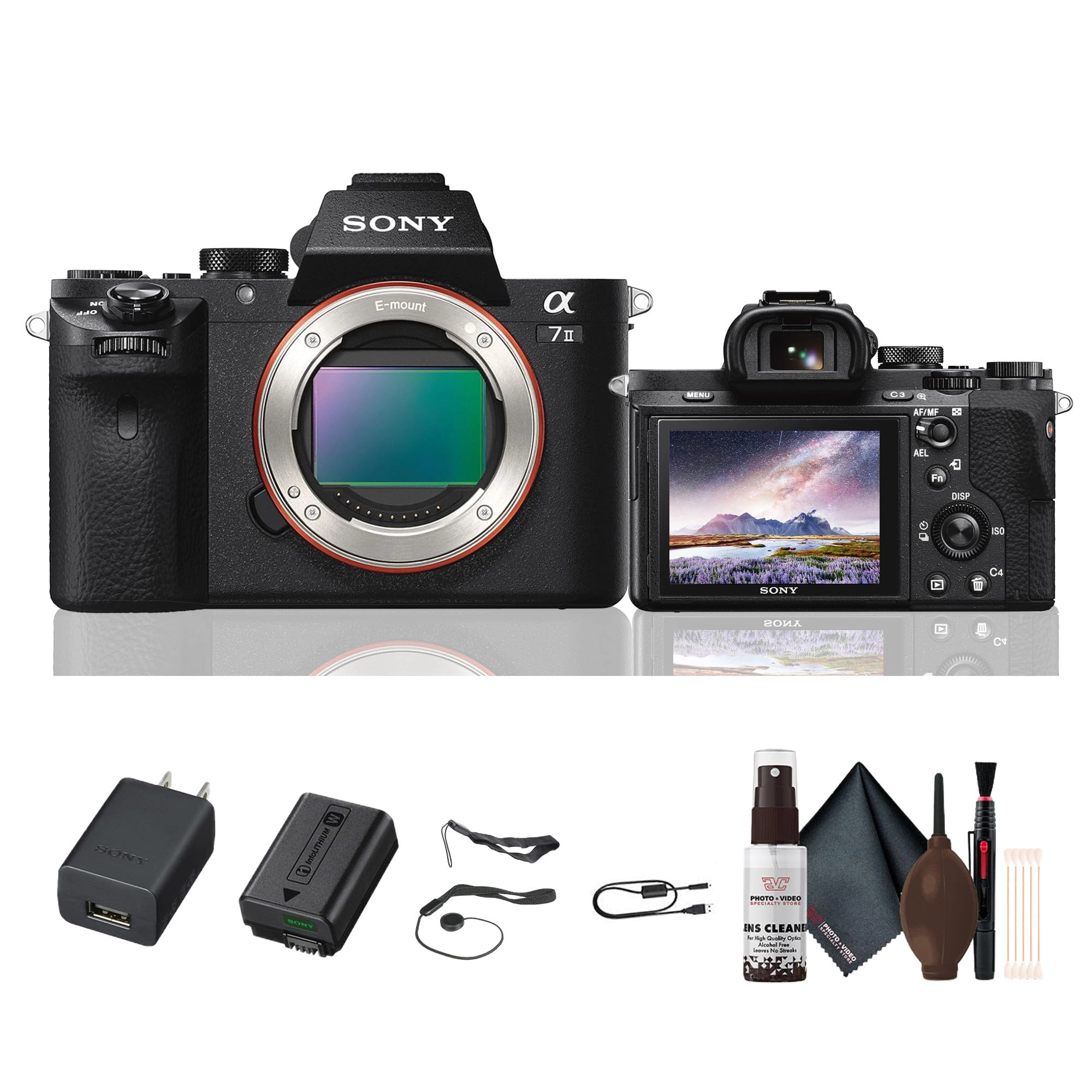 Sony Alpha a7 II + Deluxe Cleaning Kit