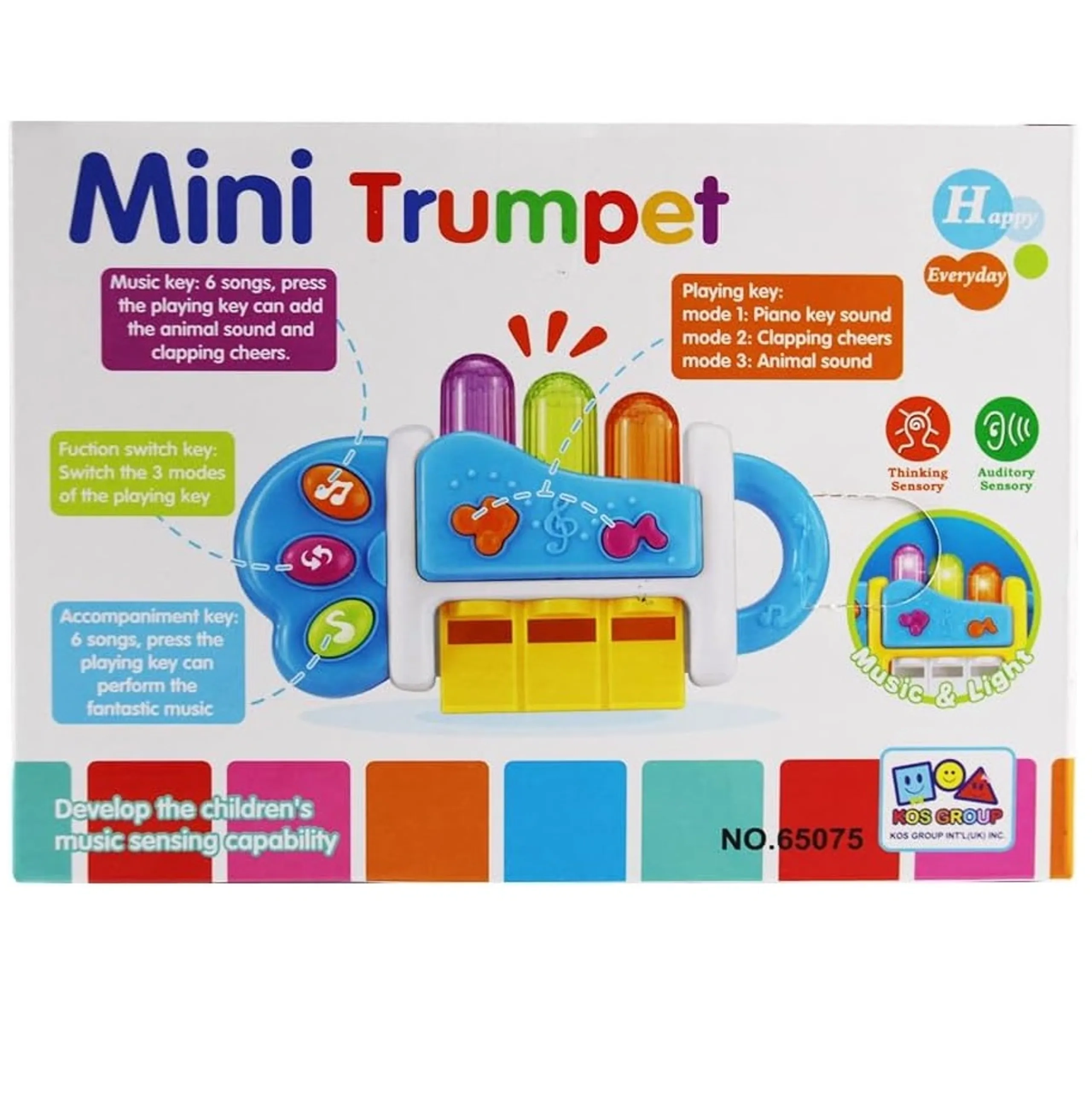 Mini Trumpet - more than 10 songs Suitable for 18 months & above
