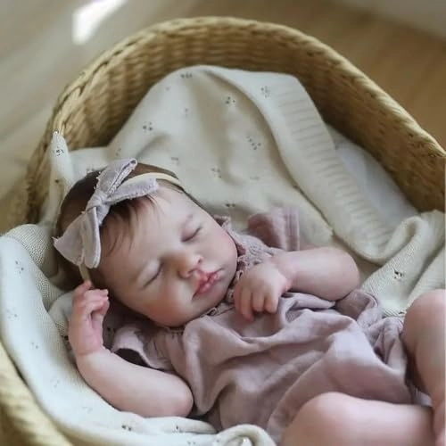 Loulou Reborn Baby Doll - 20 inch Full Body Vinyl Girl Ages 3+