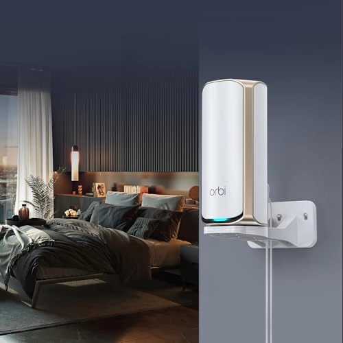 Orbi WiFi 7 Wall Mount Kit - Pack of 1 Orbi Mesh WiFi 7 systems and Netgear Nighthawk routers
