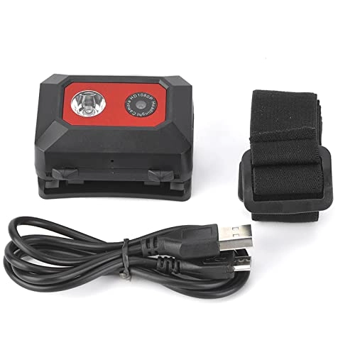 evhooe 1080P HD Camera with F18 Night Vision Head Mount for Outdoor Sports Travel Video Camera