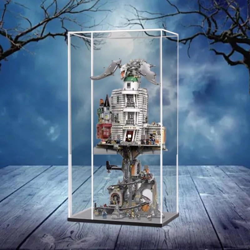 Clear Acrylic Display Case for Lego 76417 - Collectors' edition Gringotts Wizarding Bank