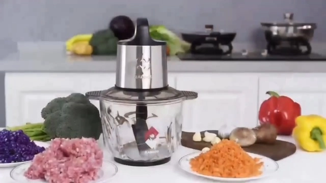 Electric Glass Chopper & Food Mincer - 3L