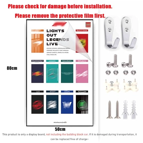 Display Wall Plaque - Lego Speed Champions