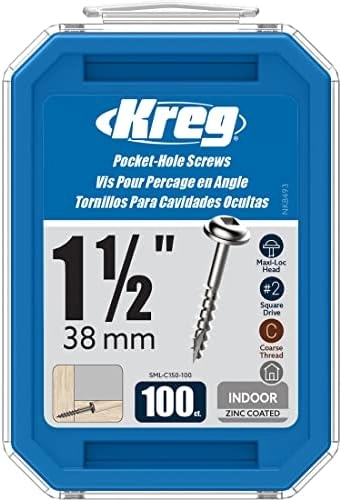 Kreg SML-C150-100 - 1-1/2-Inch 8 Coarse Washer