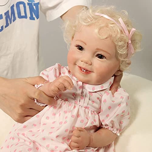 Reborn Baby Doll - 55cm Soft Silicone Limbs Cloth Body