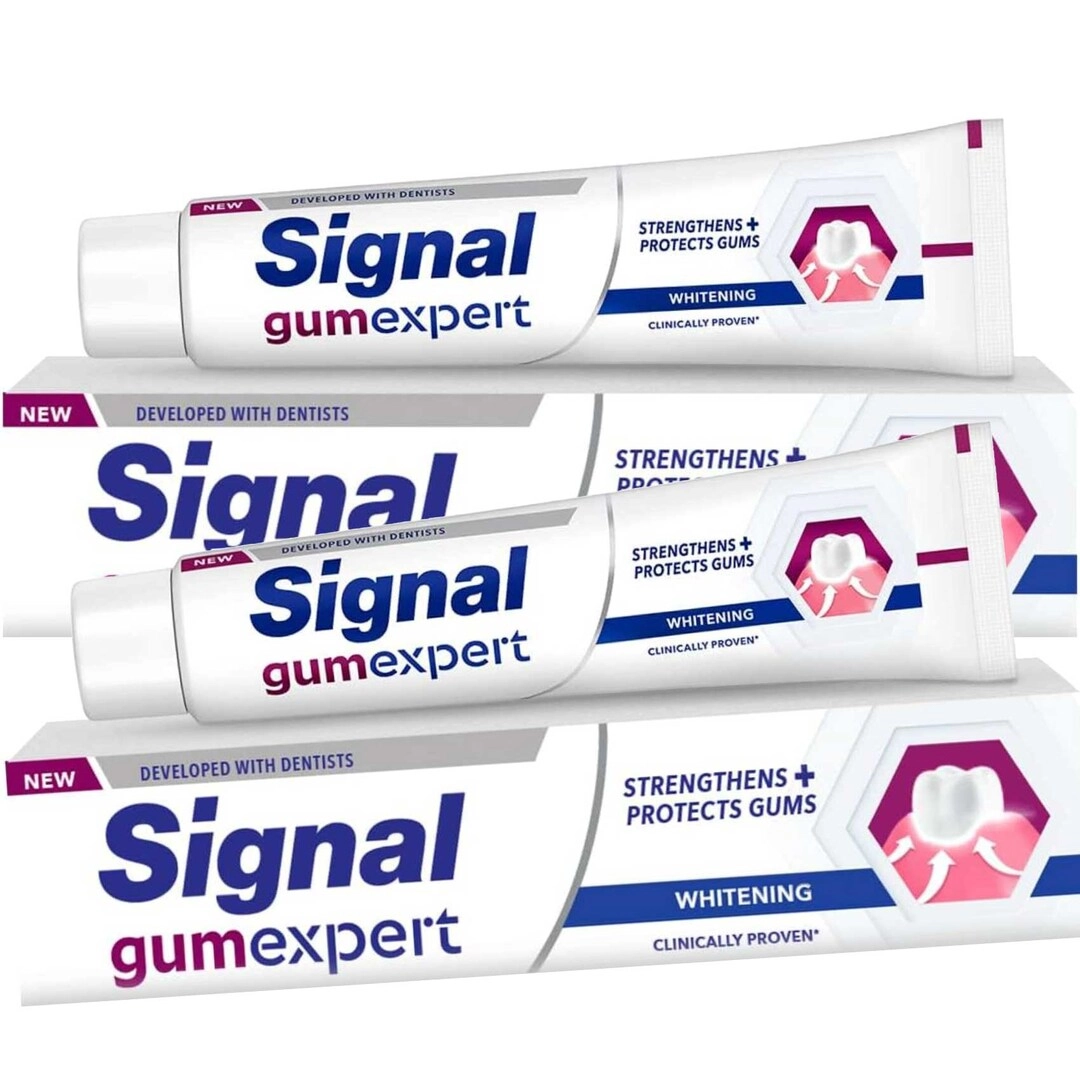 Signal Gum Expert Whitening Toothpaste 75ml Pack of 2