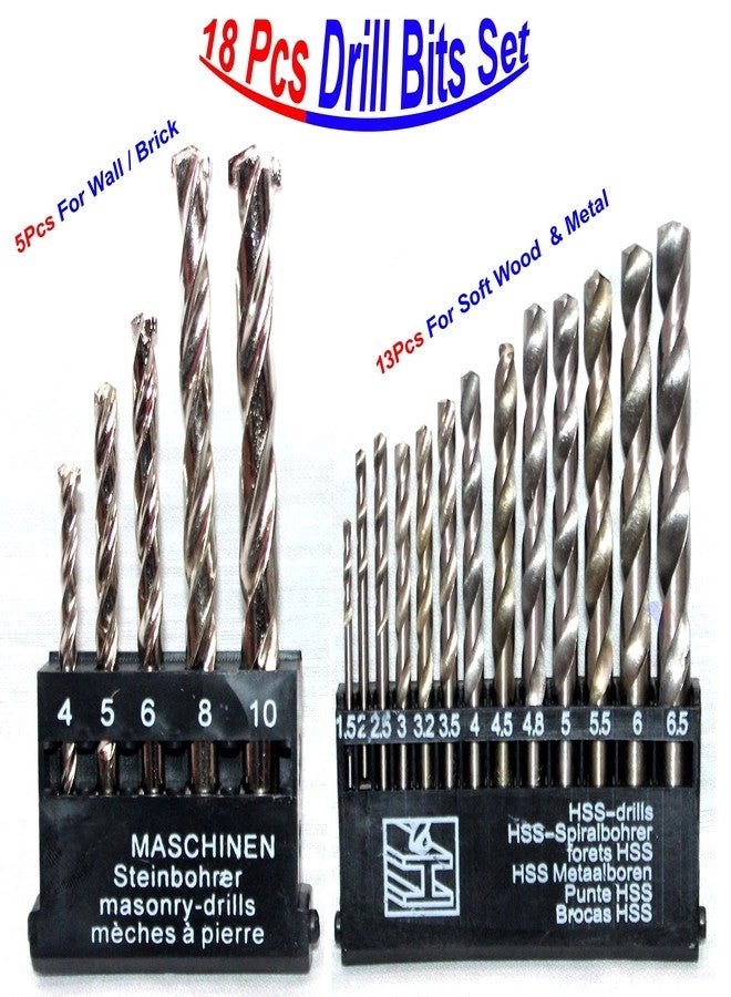 Drill Bit Set - 13 Pcs 5 Pcs Combo