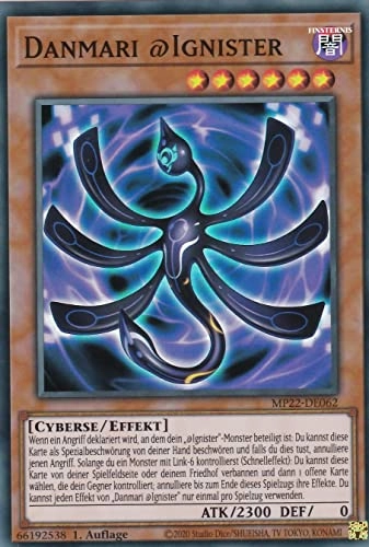 (Near Mint) MP22-DE062 - Danmari @Ignister German + Ultrapro Toploader + Ultra Pro transparent case