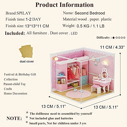 DIY Miniature Dollhouse Kit - 124 scale