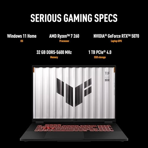 TUF Gaming A18 - 18'' Ryzen 7 260 32GB DDR5 1000GB SSD