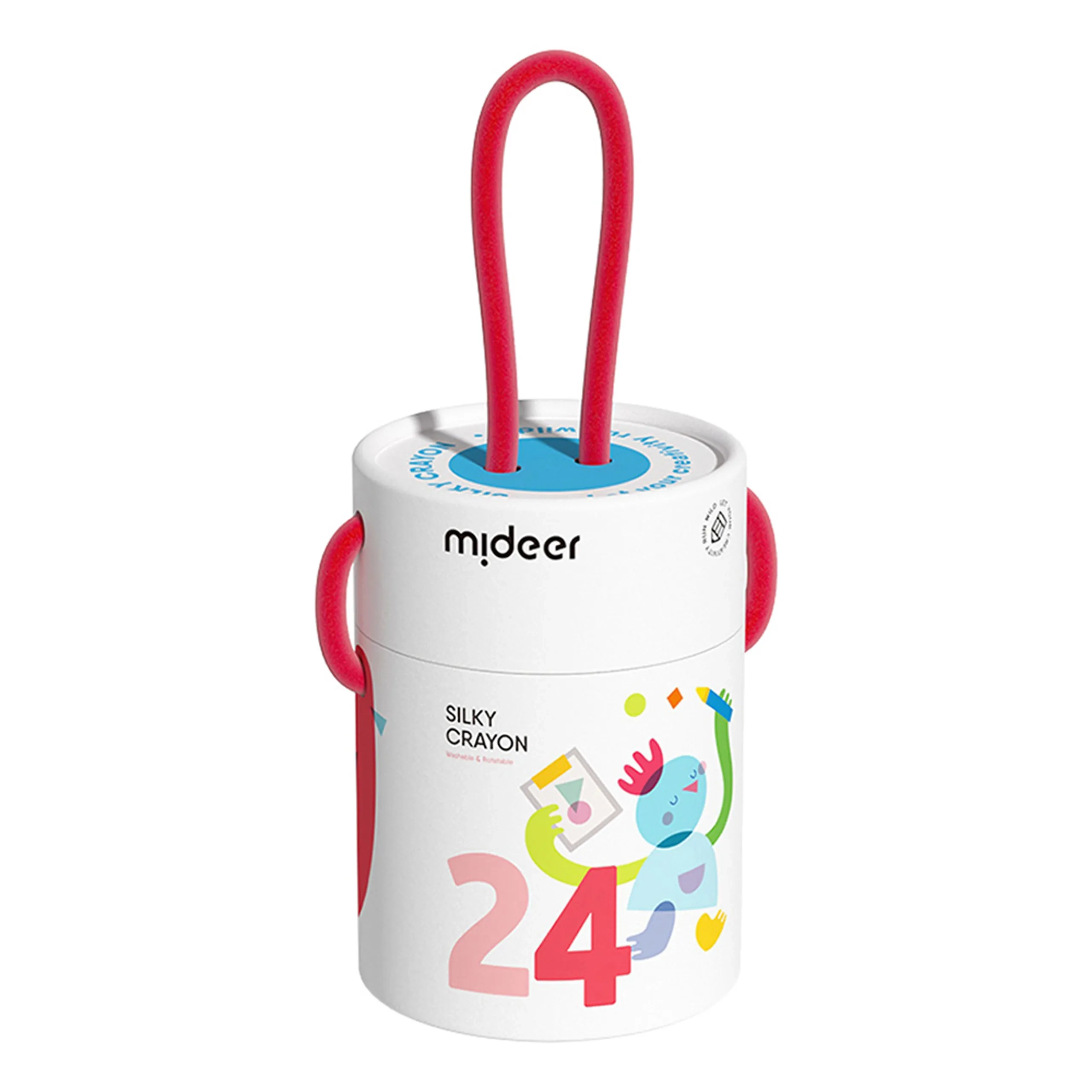 Mideer Rotary Crayons - 24 Pcs