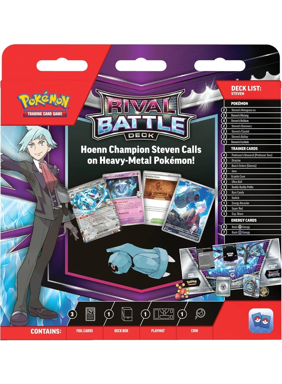 Pokémon Marnie/Steven Rival Battle Deck - 1pcs