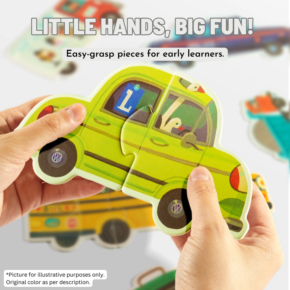 Construction Vehicles Puzzle (30654455-MD1459) - 22 pcs