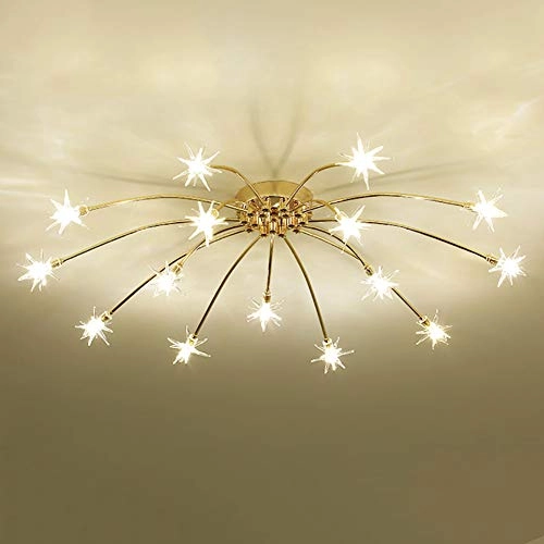 Nordic Art Stars Ceiling - G4 21 head Black and white light