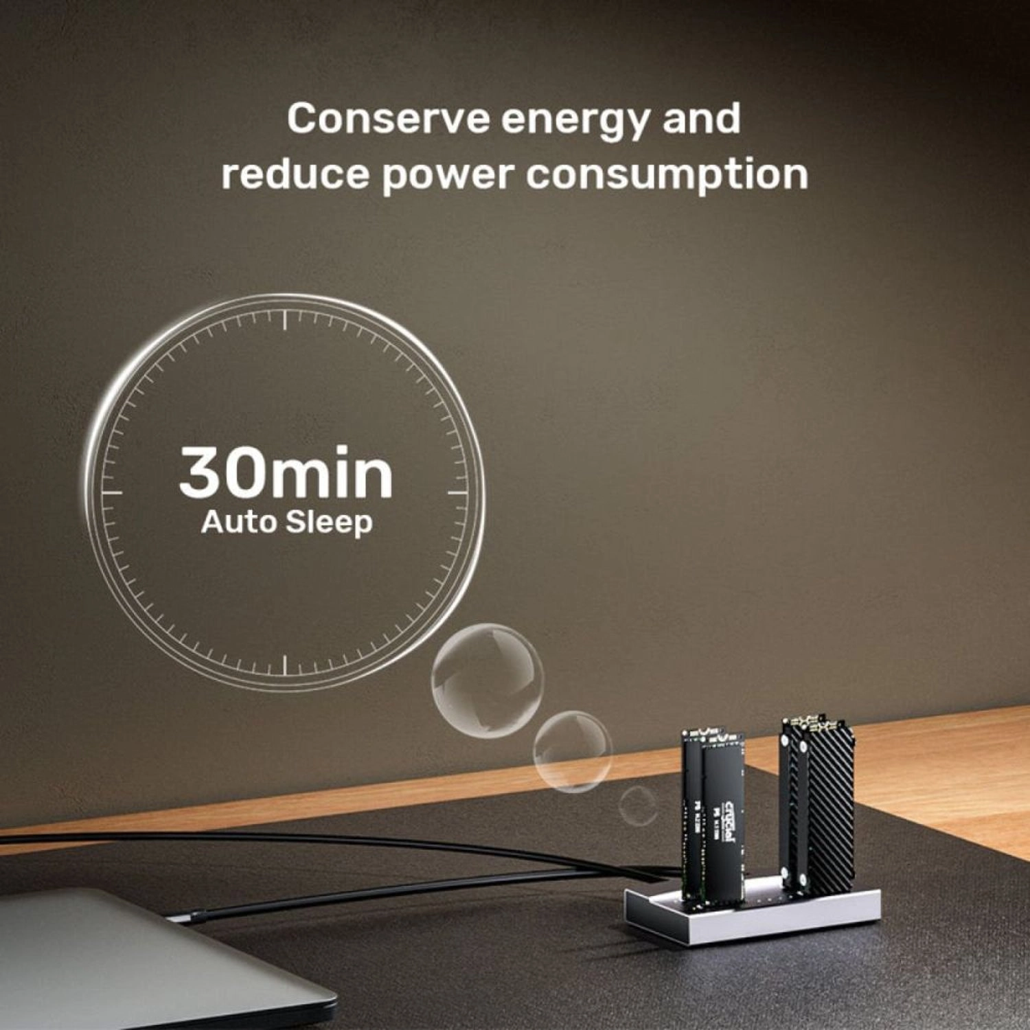 USB4 4-Bay M.2 SSD Docking Station - 4