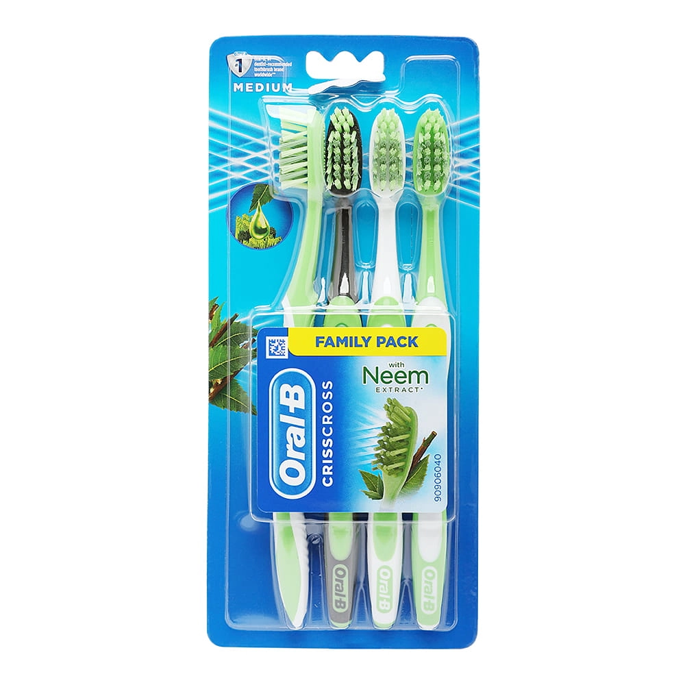 Oral-B Crisscross - Medium 4-Piece Pack