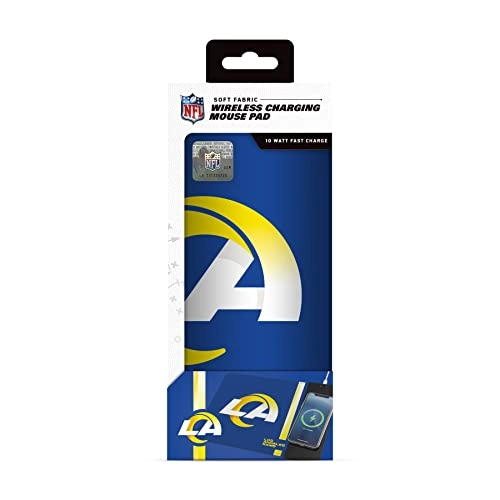 NFL Wireless Charging Mouse Pad - 22.86x9.91 cm