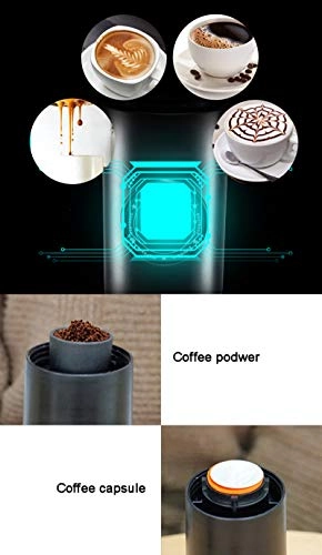 2-in-1 Espresso Coffee Maker - 2600mAh 18BAR 80ML