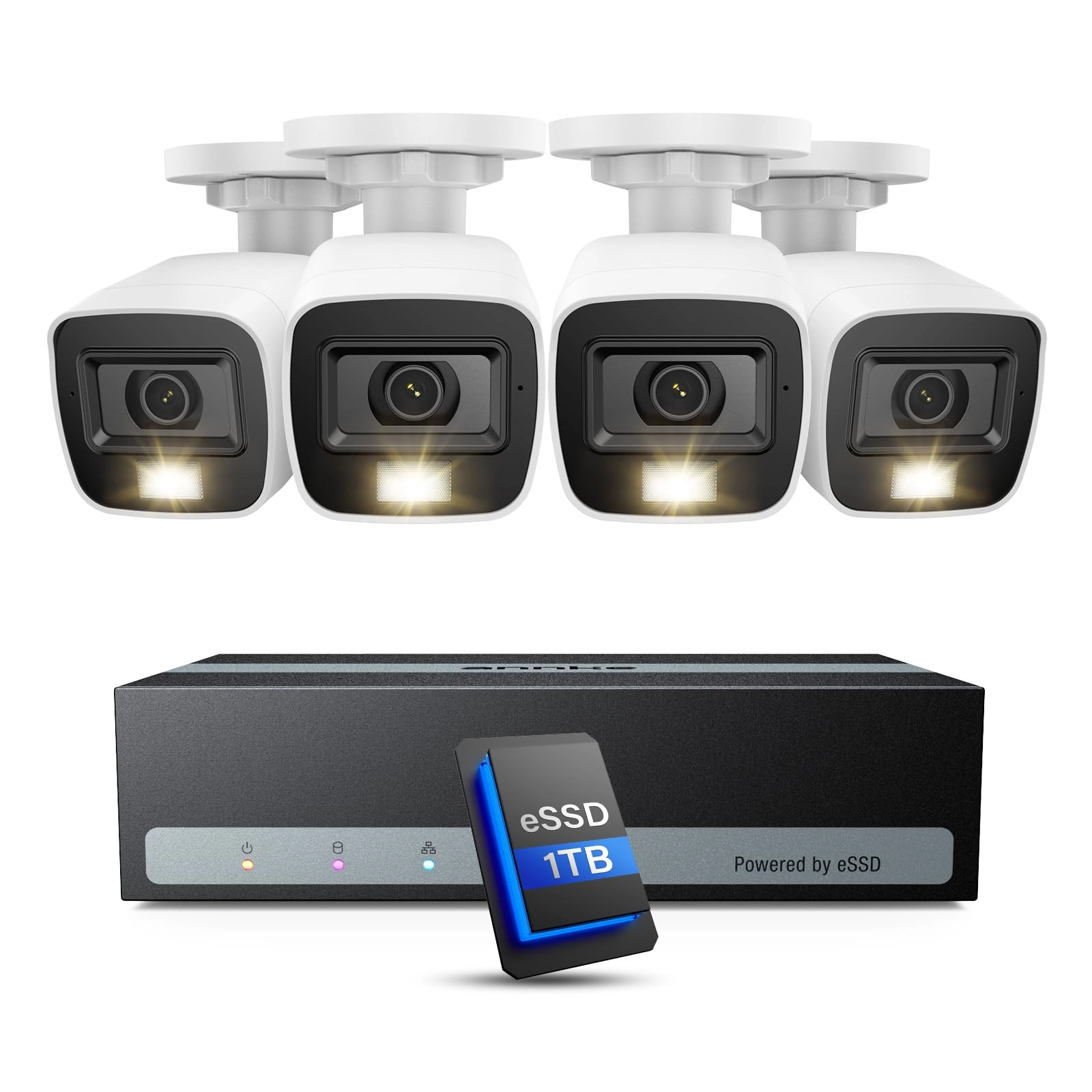 Annke 8 Channel Security Camera System - 4 8CH 1080P