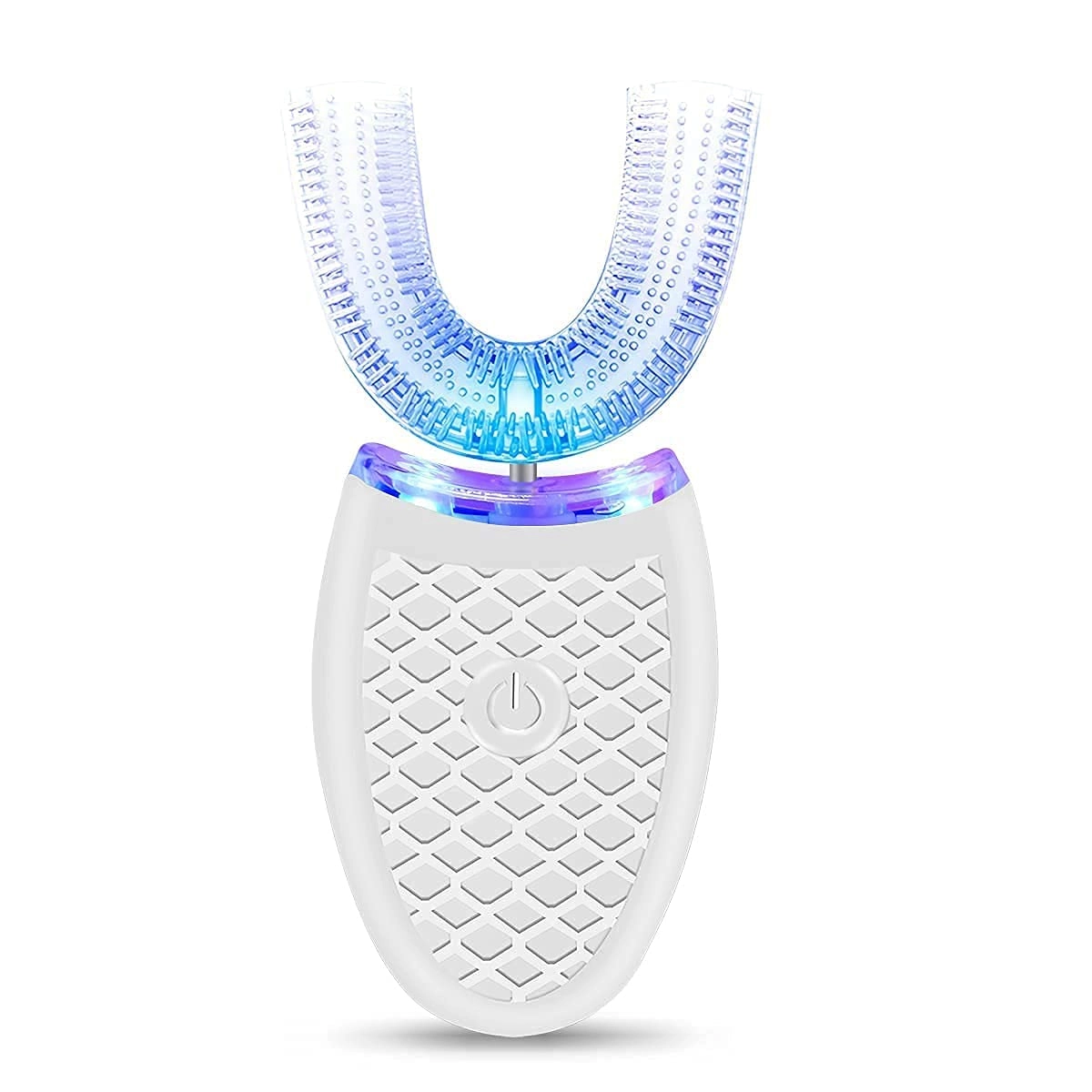 U-Shaped Ultrasonic Toothbrush - 360° Cleaning IPX7 Waterproof Rechargeable