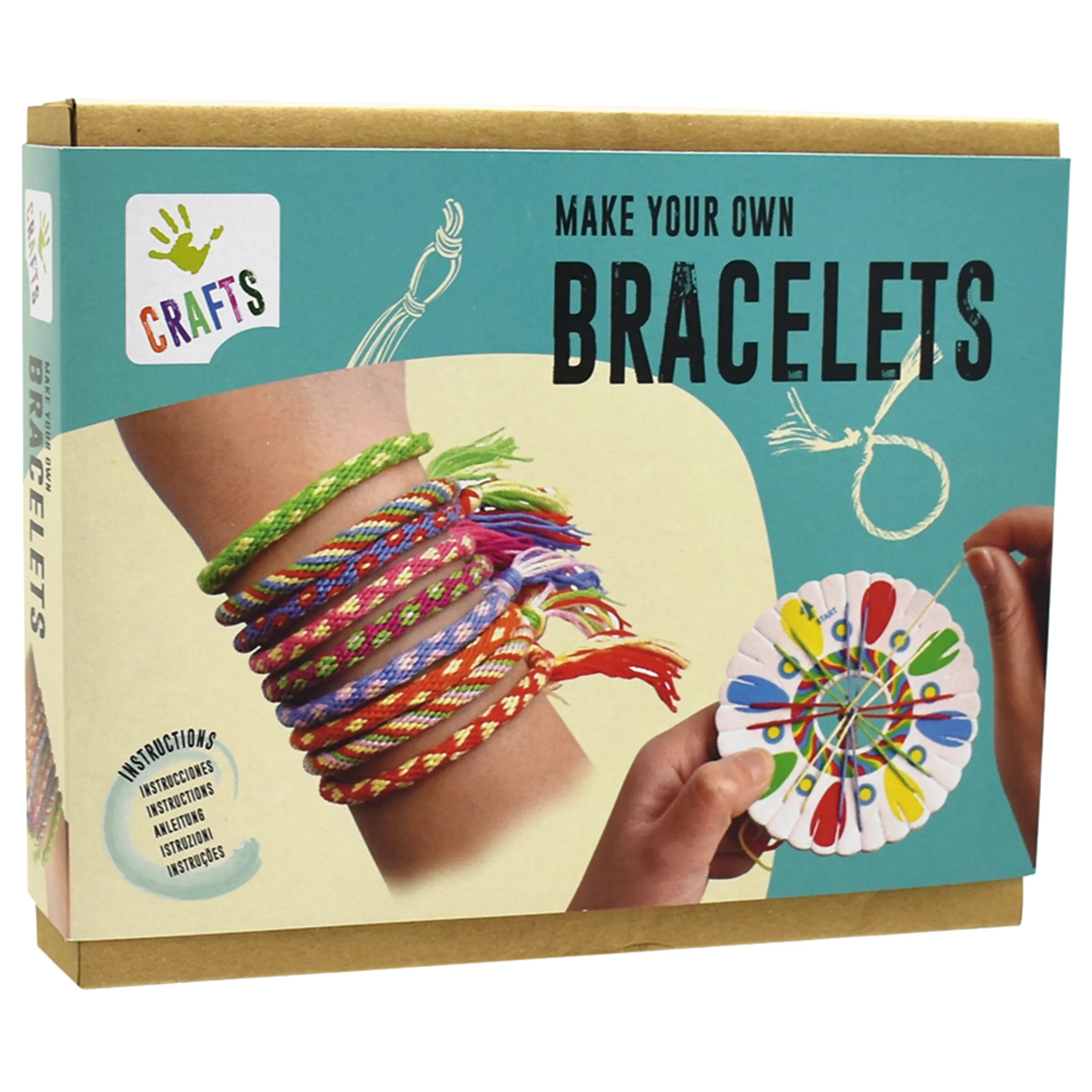 Make Folk Bracelets - Kit Suitable for 6 years and above