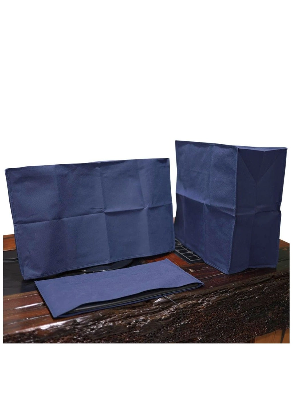 erorex Monitor cover - 24'' Blue + Keyboard cover + CPU Tower cover