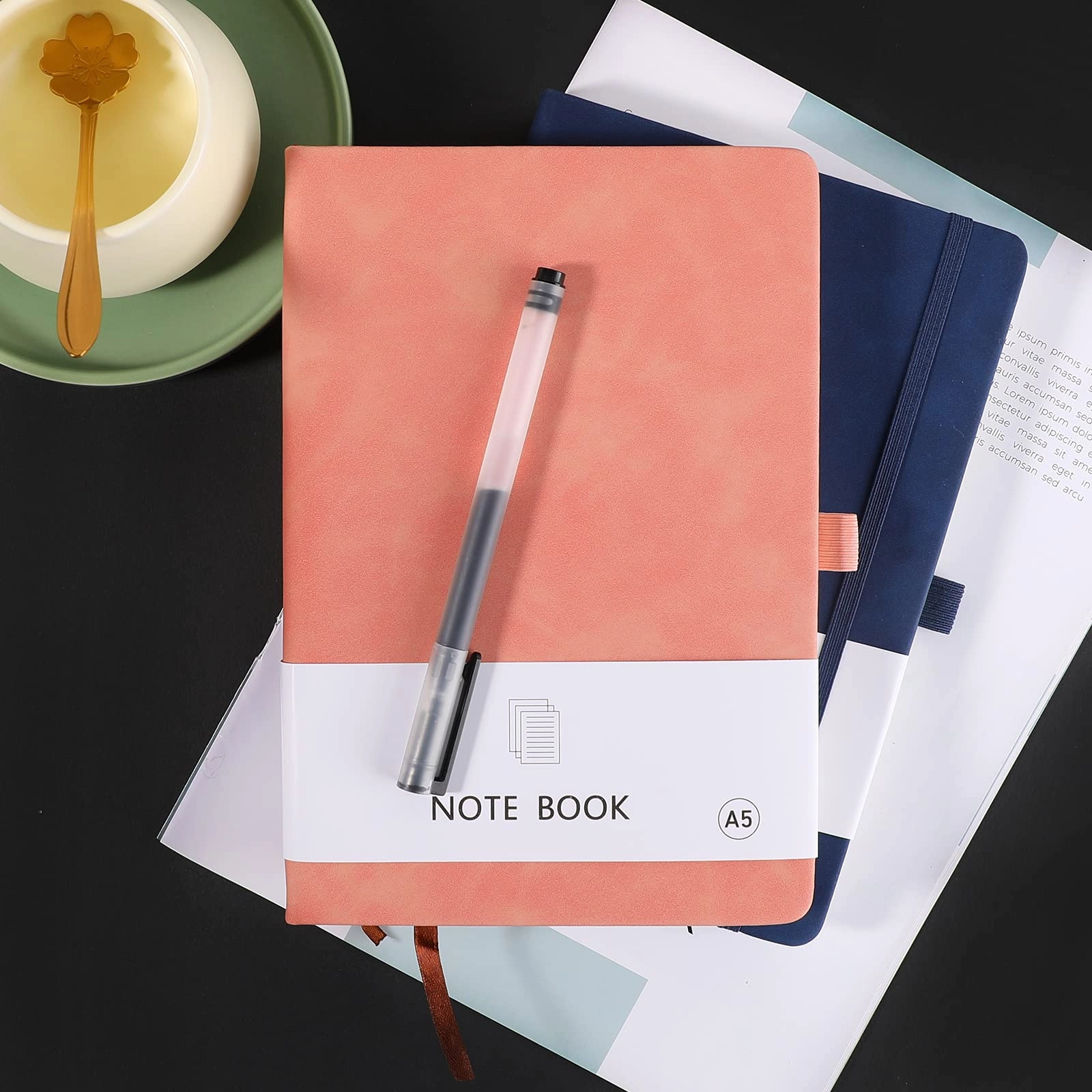 A5 Notebook A5 Hardcover - Lined 100 Sheets