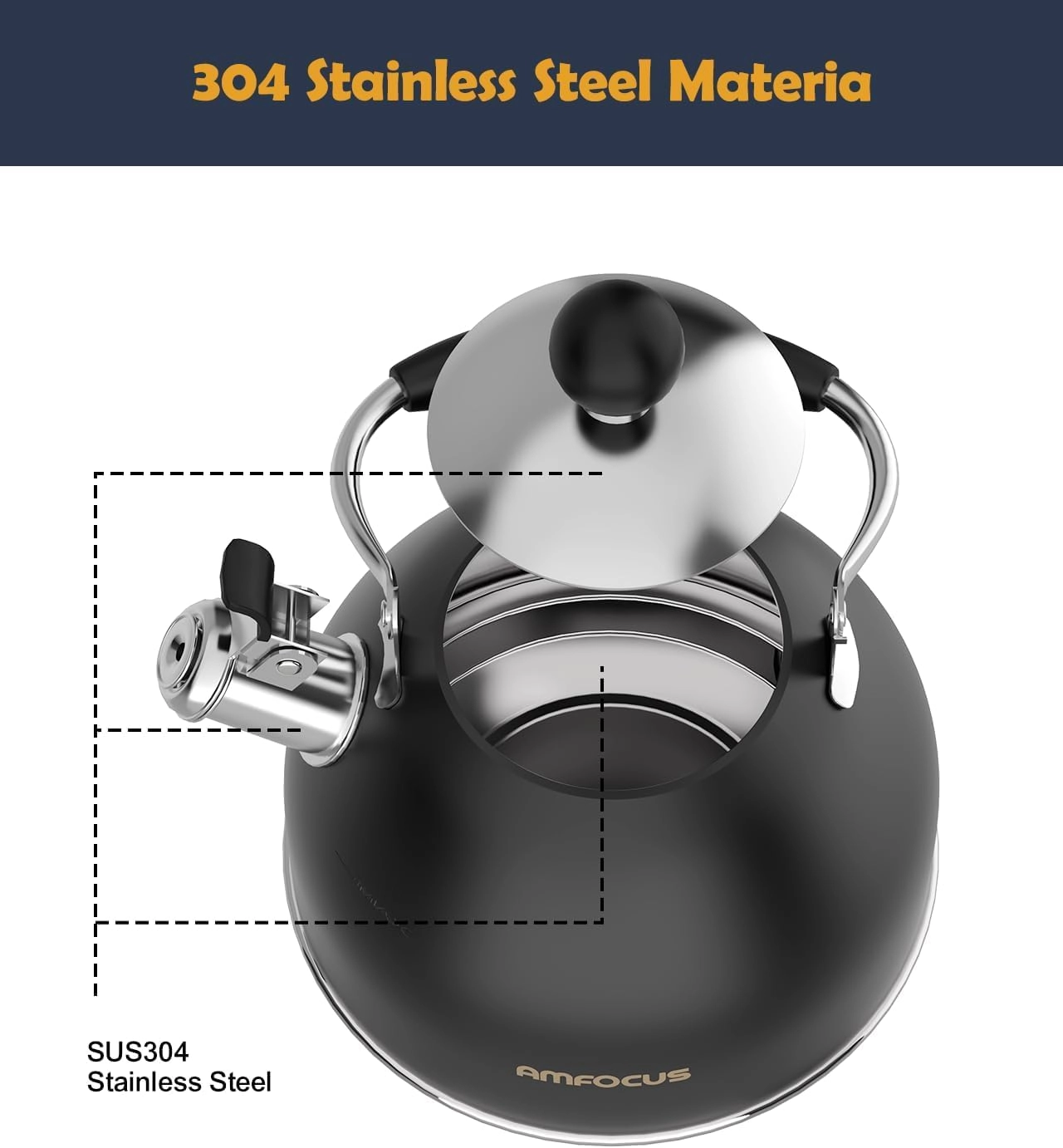 Tea Kettle - 2 Quarts
