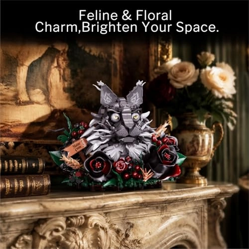 Maine Coon Cat Flower - 1056 pcs