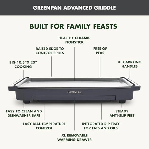 Advanced Electric Griddle - 10.5" x 20"