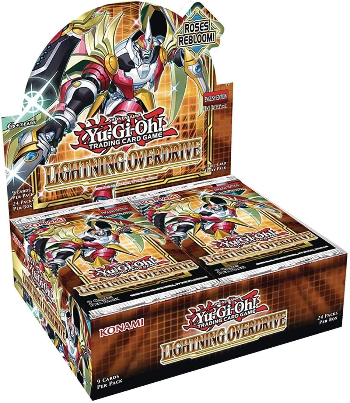Konami Lightning Overdrive Booster Display - 24 Booster Packs