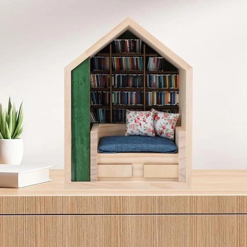 Anxiety Bookshelf - Pine Wood