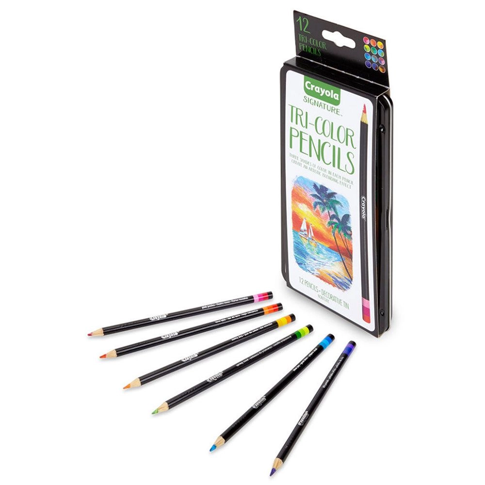 Tri Shade Colored Pencils - 12