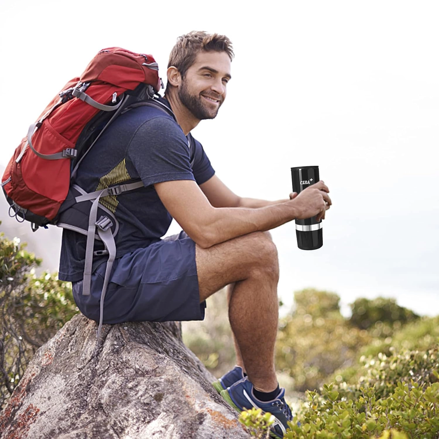 CERA+ - Portable Self-Heating Rechargeable Battery