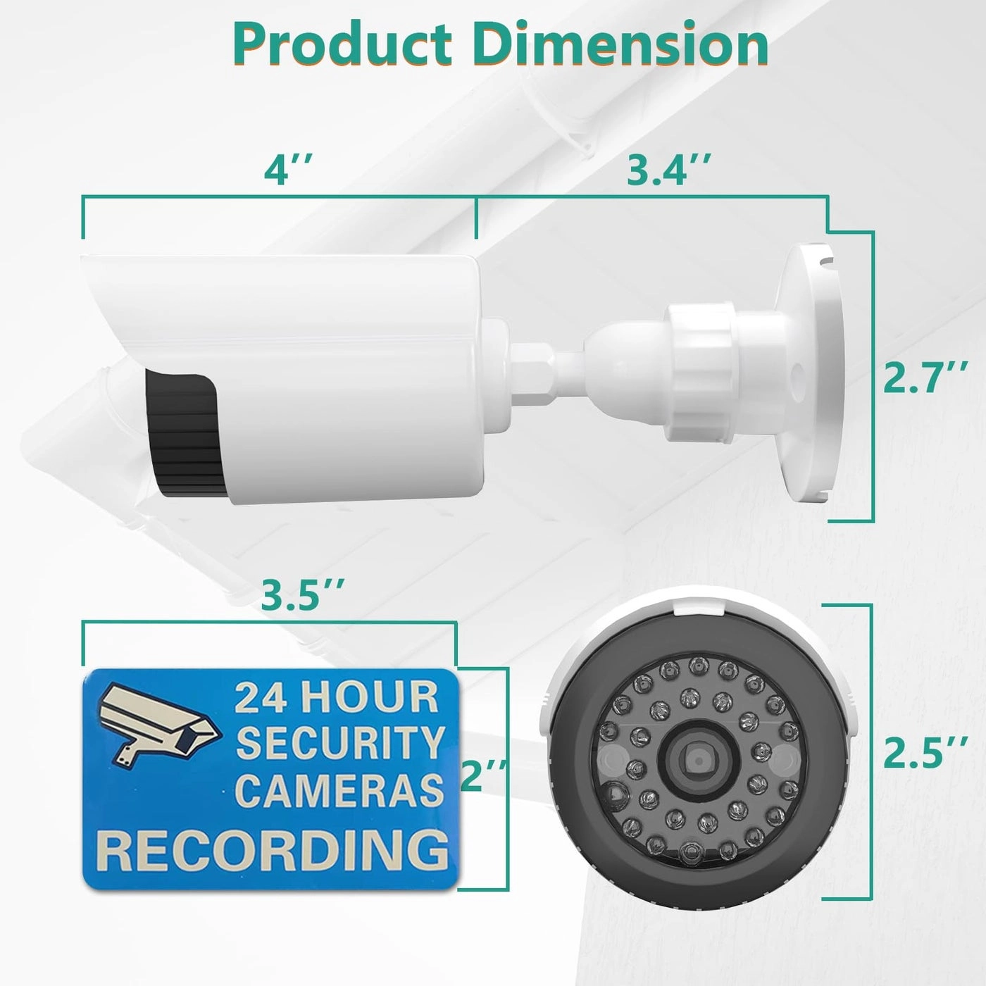 Dome Simulation Camera - indoor and outdoor Pack