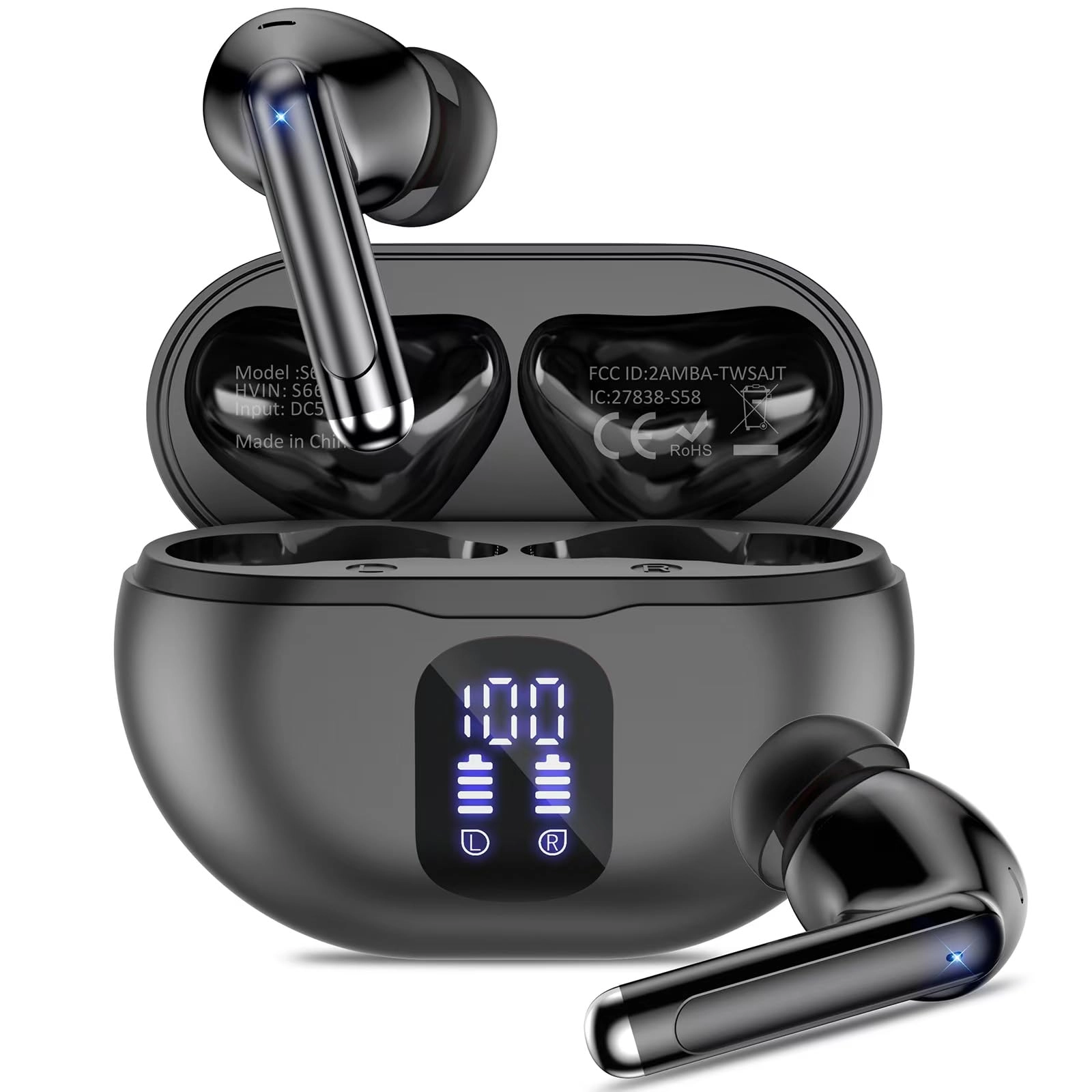 BHNYBWUL S66 Wireless Earbud