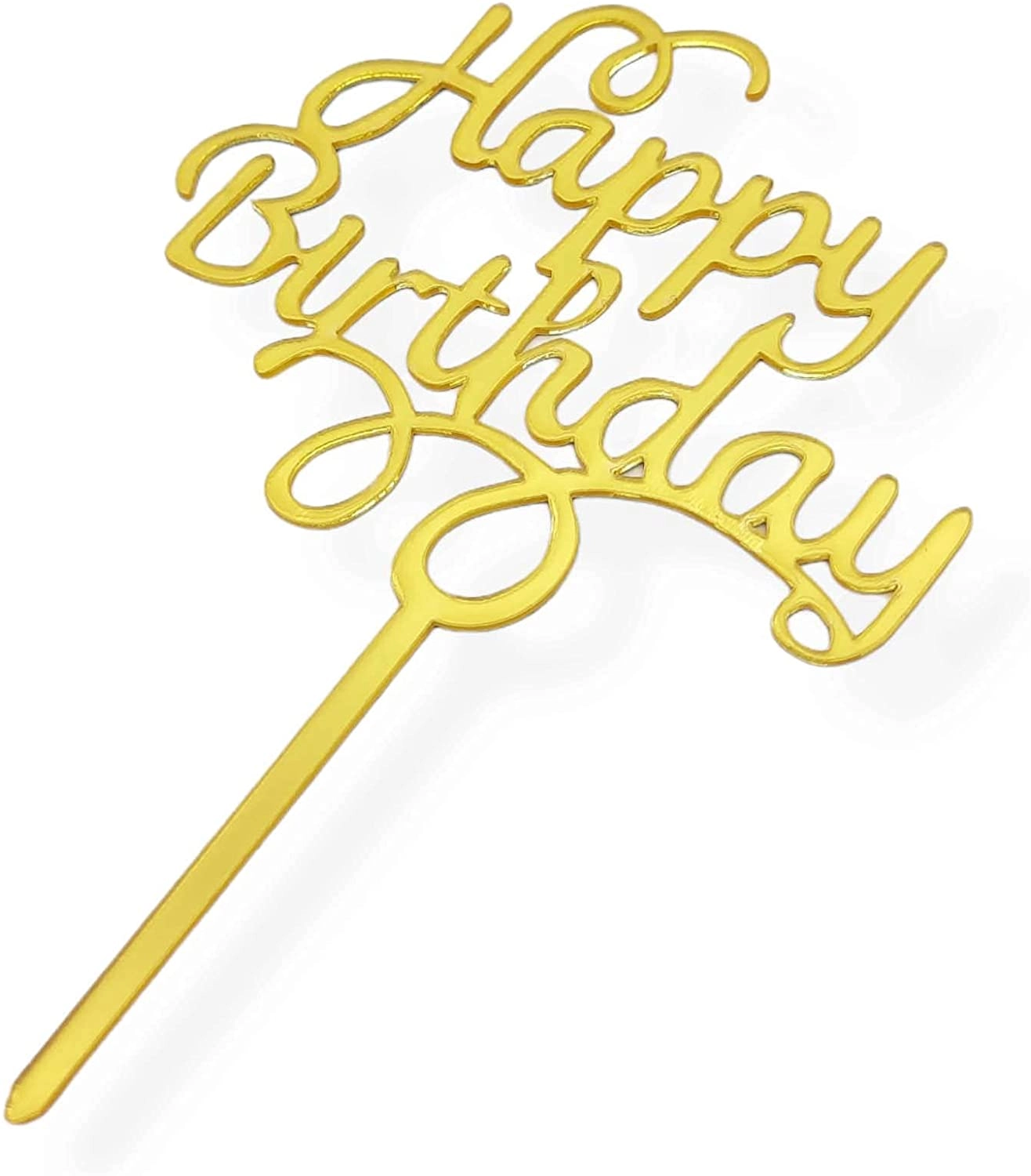 Ideas For Brands Happy Birthday Acrylic Cake Topper