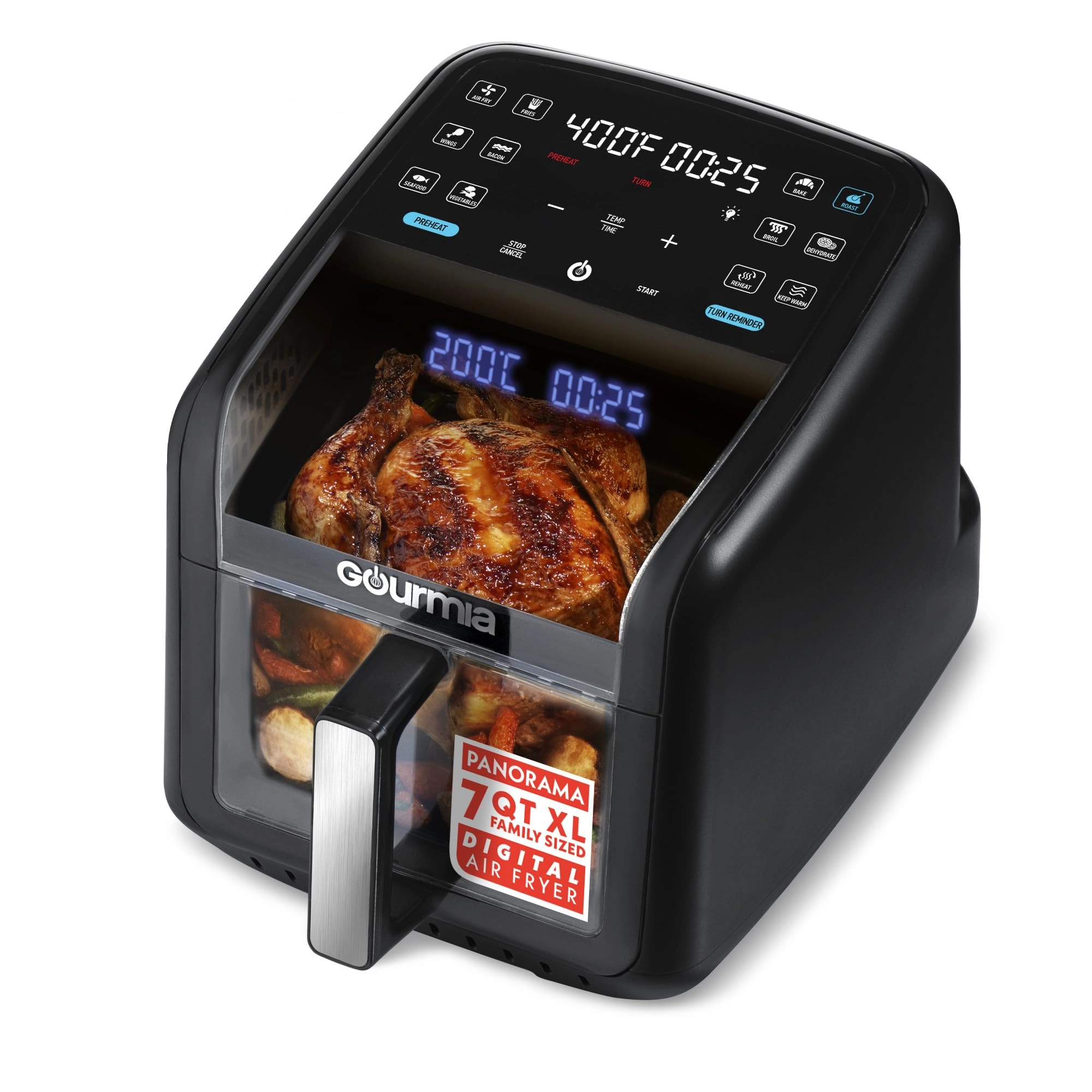 Gourmia Digital Panorama Air Fryer GAF7020W