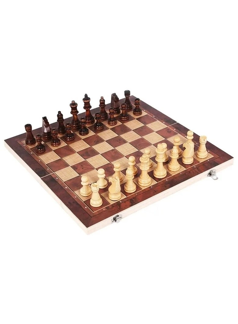 Board Party Table Games - Chess Checkers Backgammon